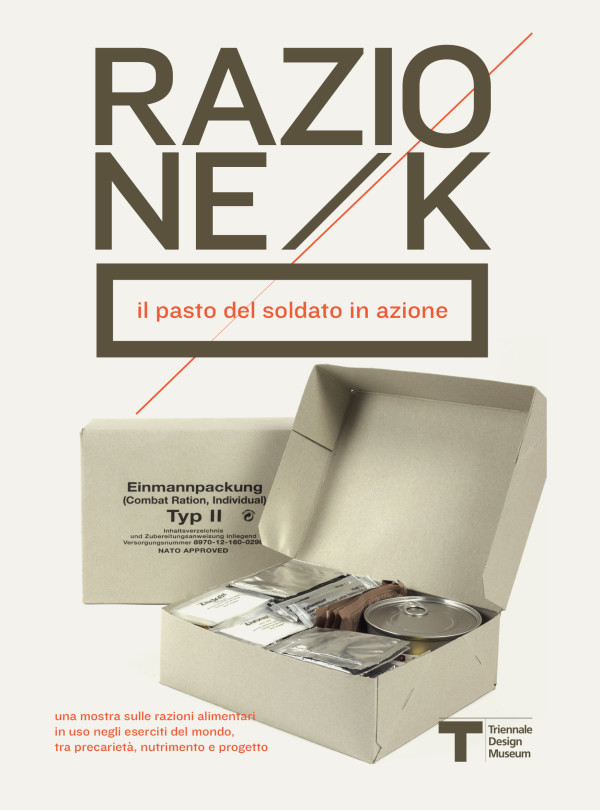 Razione K. Il pasto del soldato in azione. Dal 22 gennaio al Triennale Design Museum di Milano.