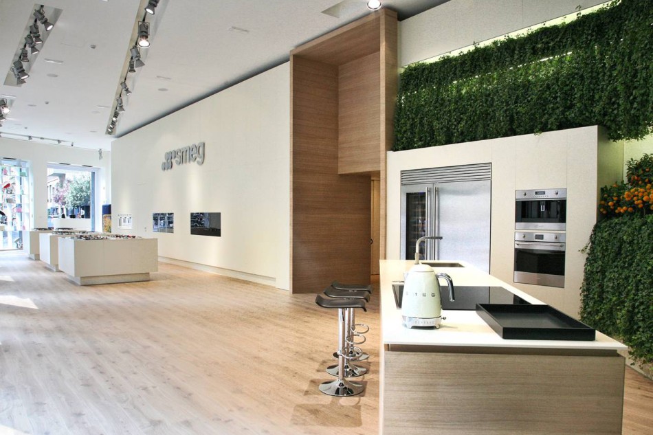 Il nuovo concept store di Smeg, aperto in via Moscova, 58, a Milano.