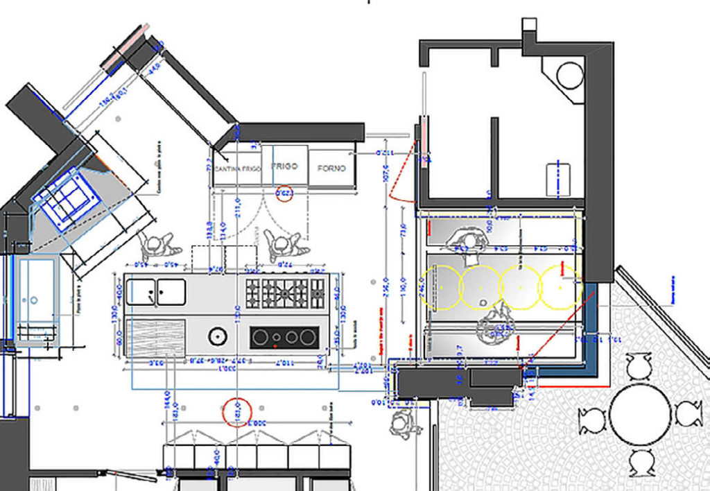 cucina residenziale, progetto udine architetto edoardo petri architect, star kitchen